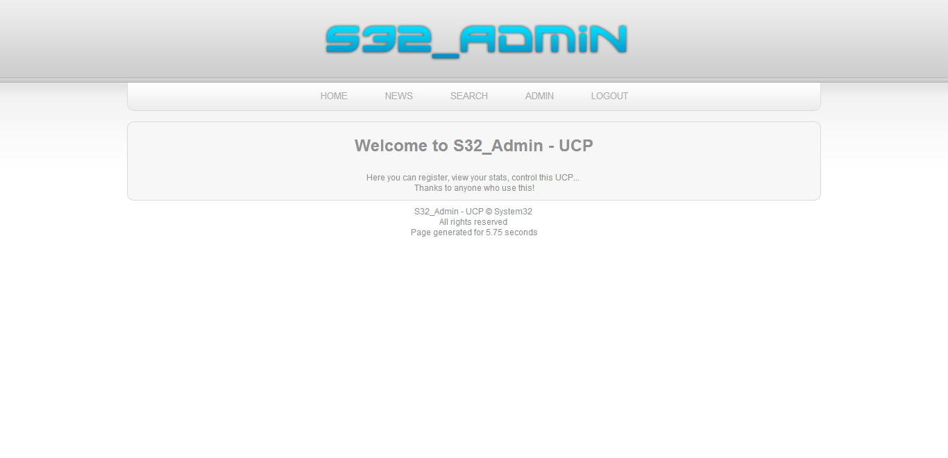 S32_Admin UCP - Advanced UCP 2012 года