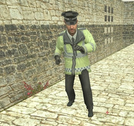 Мужской скин London Cop для CS:Source