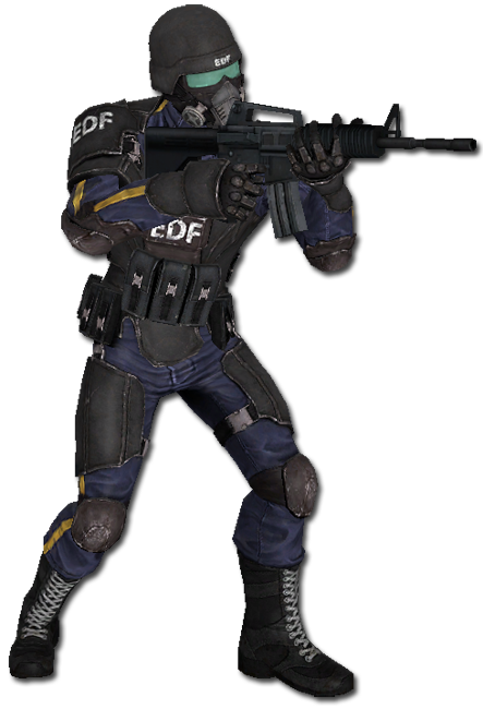 Мужской скин EDF Soldier для CS:Source